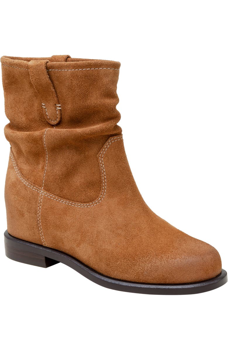 Linea Paolo Terry Slouchy Bootie, Main, color, Nutmeg
