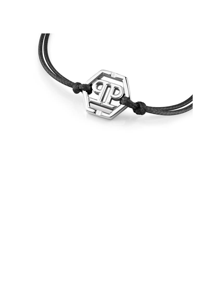 Friendship Bracelet Men, Alternate, color, black/stainlesssteel