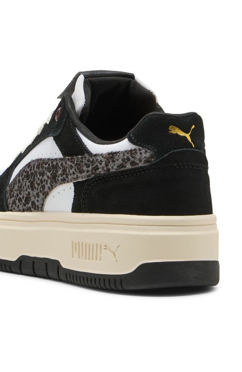 Puma Rebound Femme Animal Low Top Sneaker In Multi