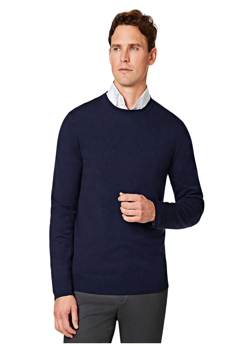Charles Tyrwhitt Pure Merino Crew Neck Sweater, Main, color, 
