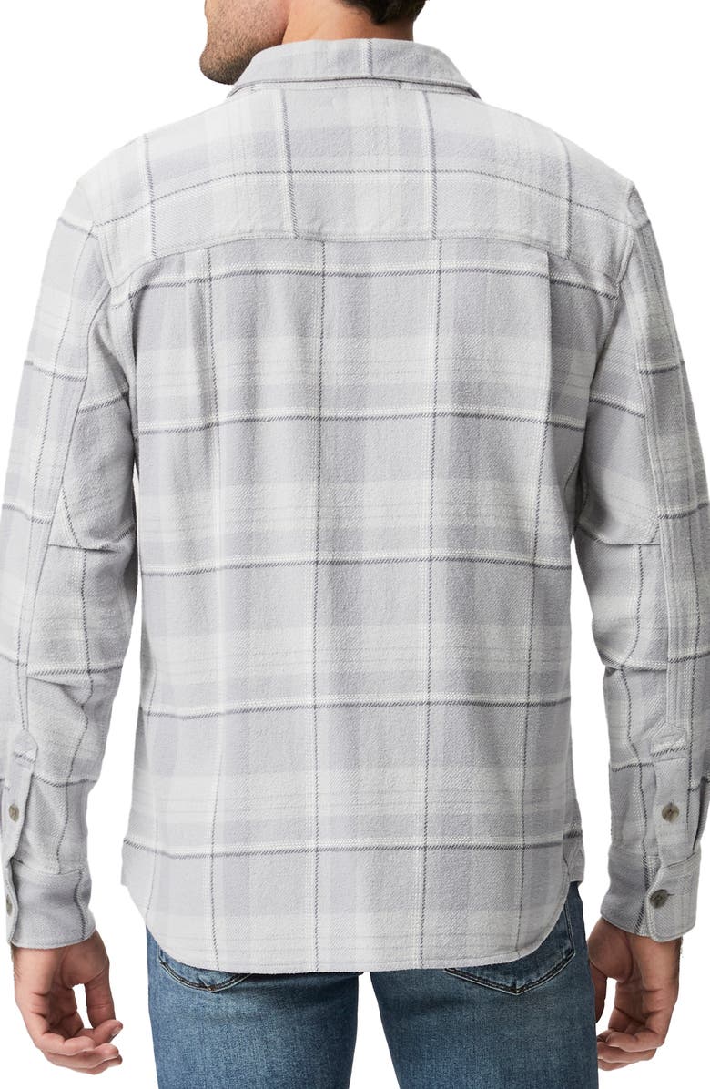 PAIGE Wilbur Plaid Flannel Button-Up Overshirt, Alternate, color,