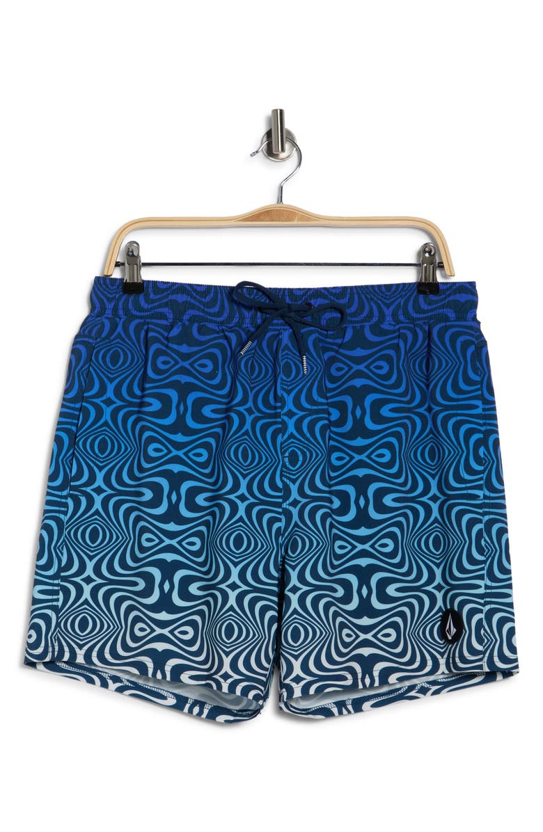Volcom Volmbre Swim Trunks, Main, color, Deep Blue