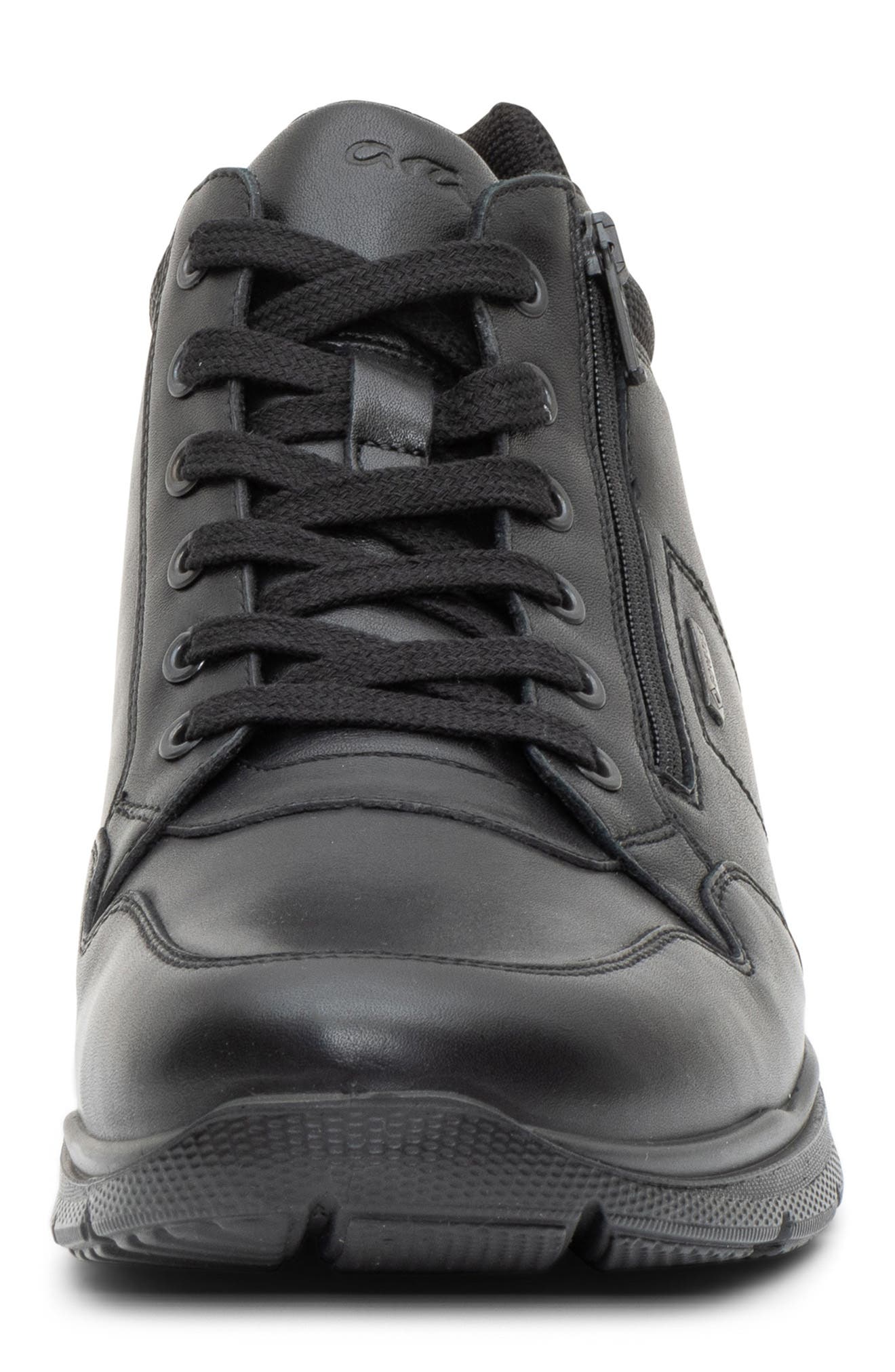 ara Braxton Waterproof Sneaker, Alternate, color, Black