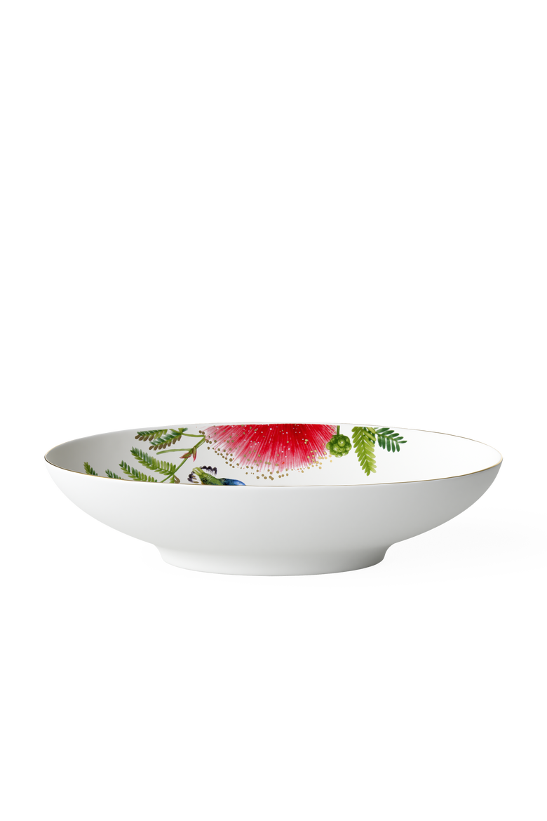 Amazonia Oval Vegetable Bowl, Main, color, white