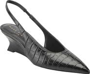 Marc Fisher LTD Taten Slingback Pointed Toe Wedge Pump
