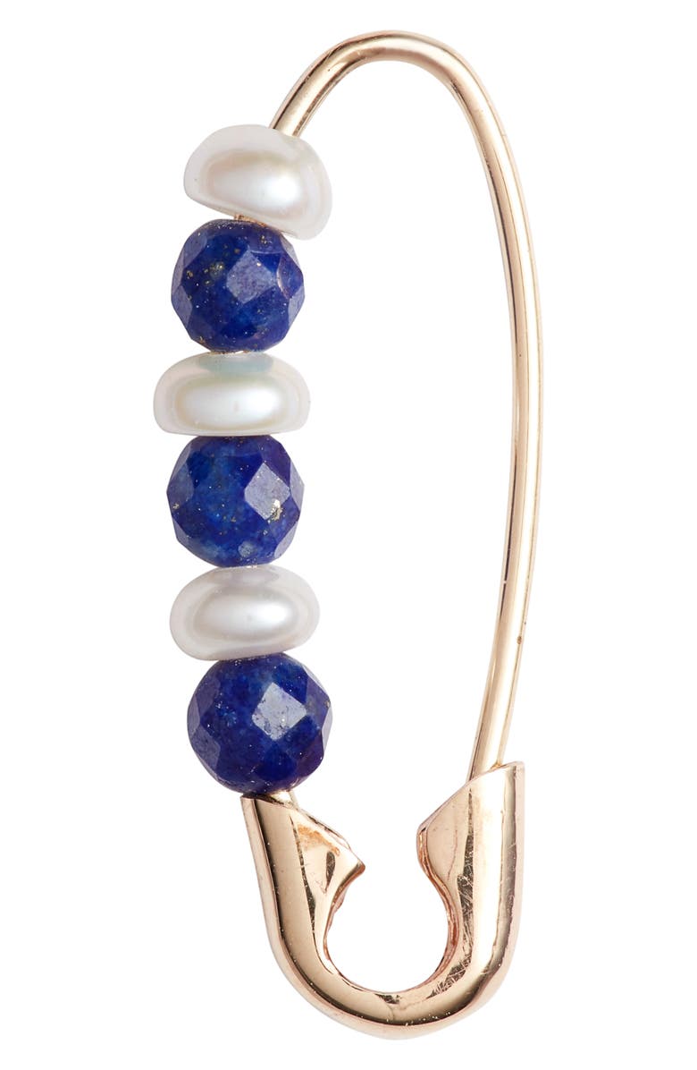 Loren Stewart Friendship Safety Pin Earring, Alternate, color, 