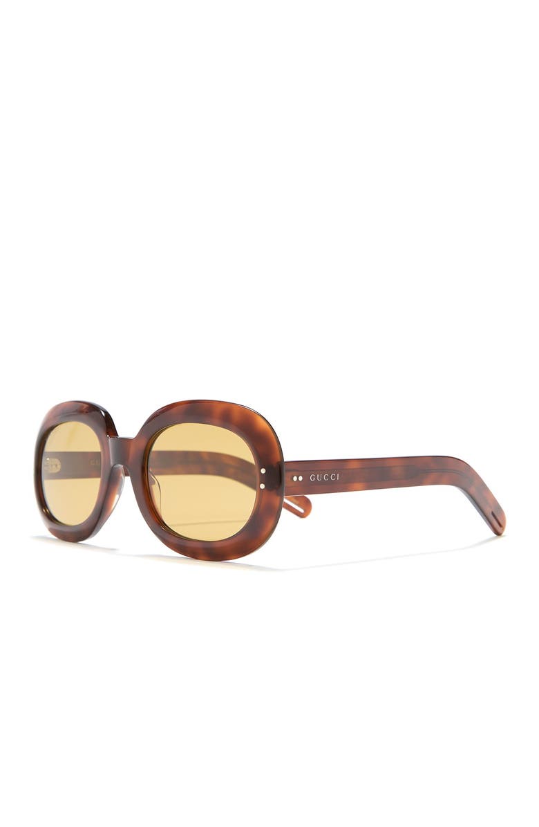 Gucci 56mm Oval Sunglasses, Alternate, color,