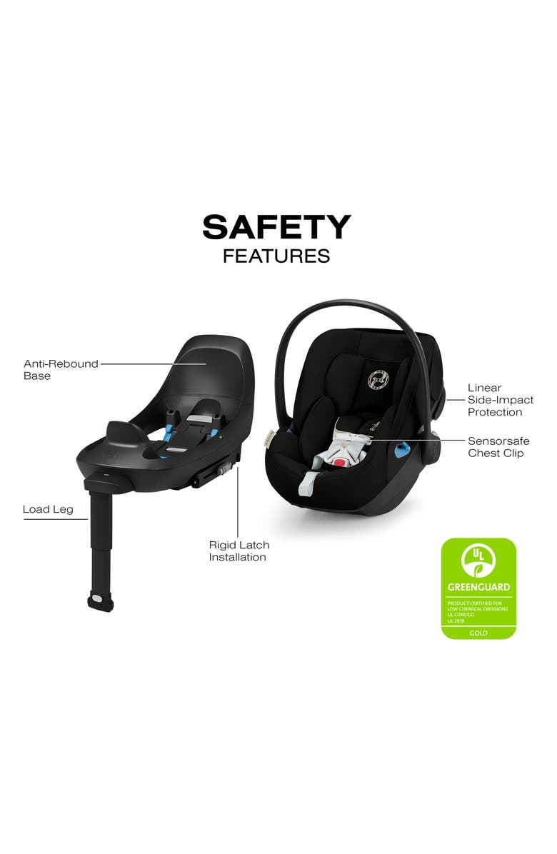 CYBEX Cloud G Pro with Load Leg Base, Alternate, color, Moon Black