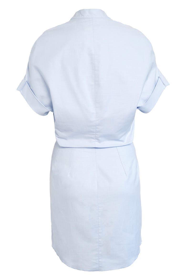Leigh Cotton Poplin Shirtdress, Alternate, color, BLUE OXFORD
