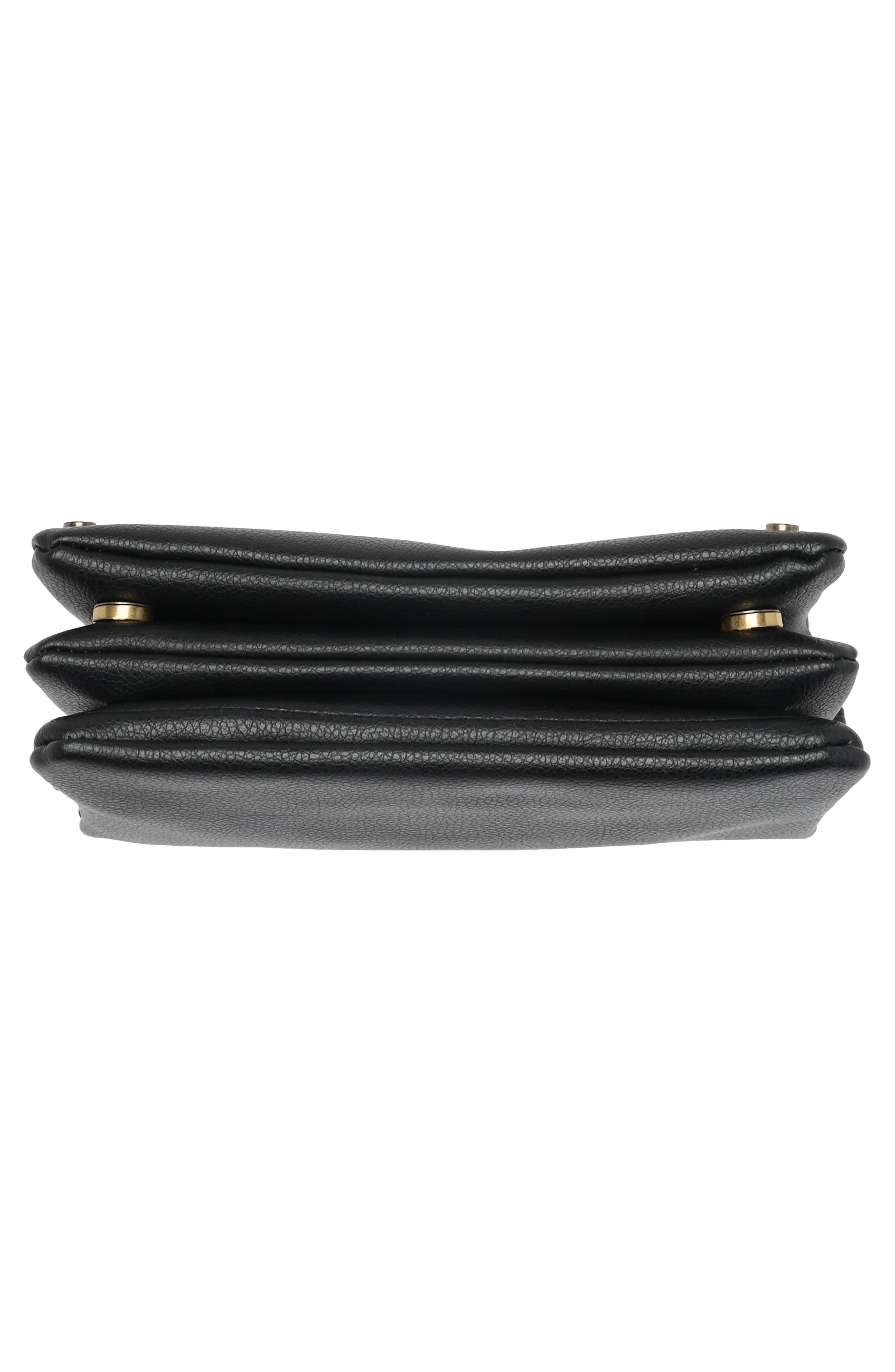 Street Level Medium Faux Leather Crossbody Bag, Alternate, color, 