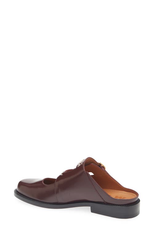 MARNI MARNI LOGO EMBROIDERED SABOT MULE