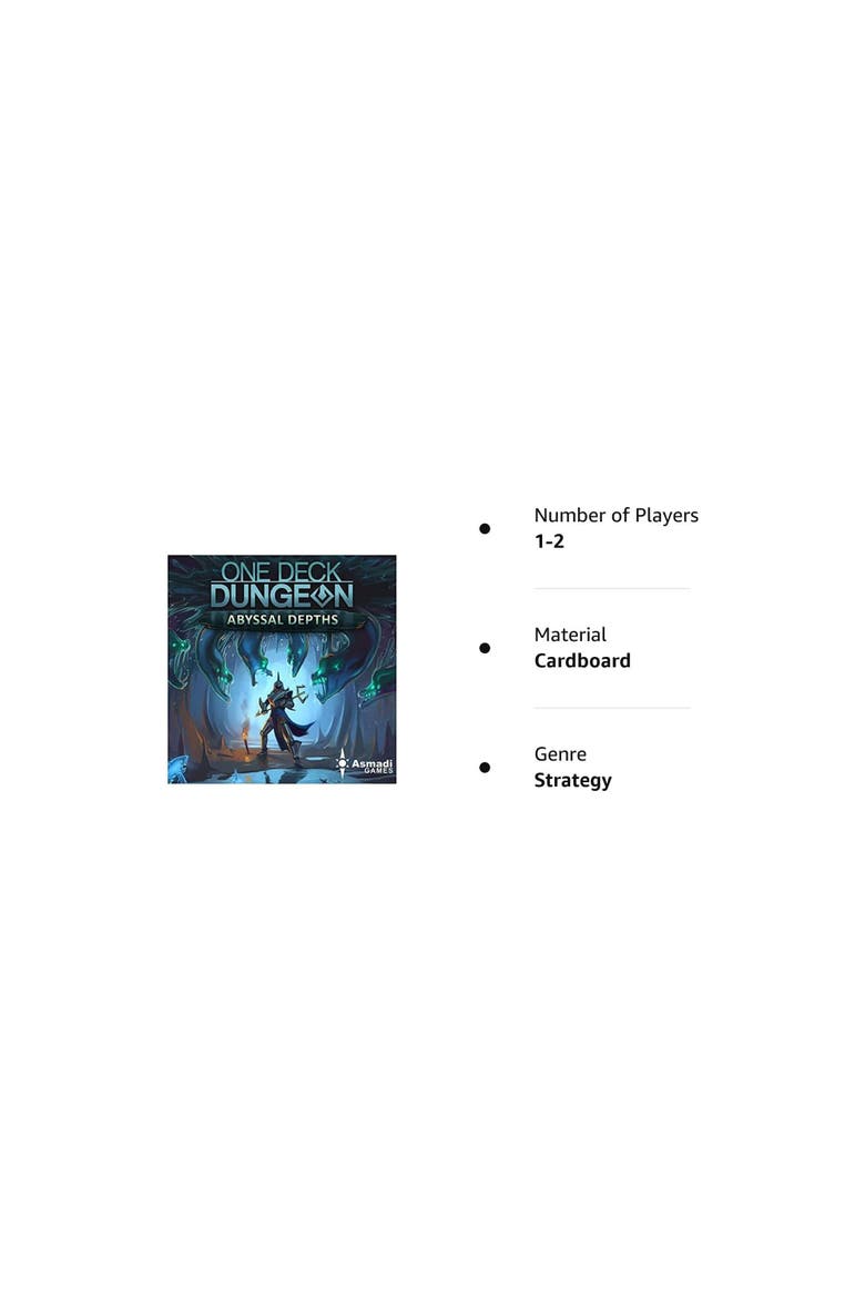 BATEMEN One Deck Dungeon Abyssal Depths, Alternate, color, Multicolored