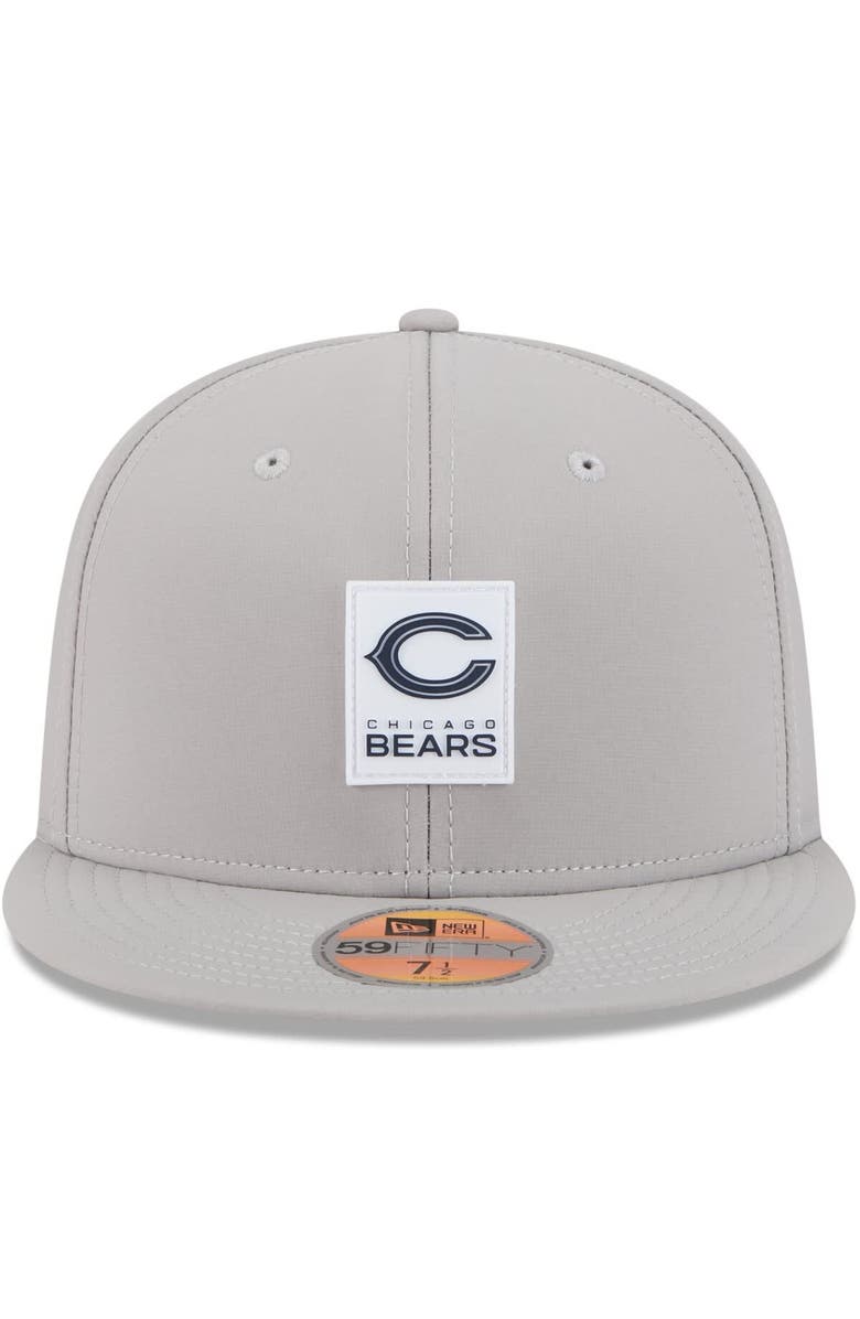 New Era Men's New Era Gray Chicago Bears 2025 Sideline  59FIFTY Fitted Hat, Alternate, color, 