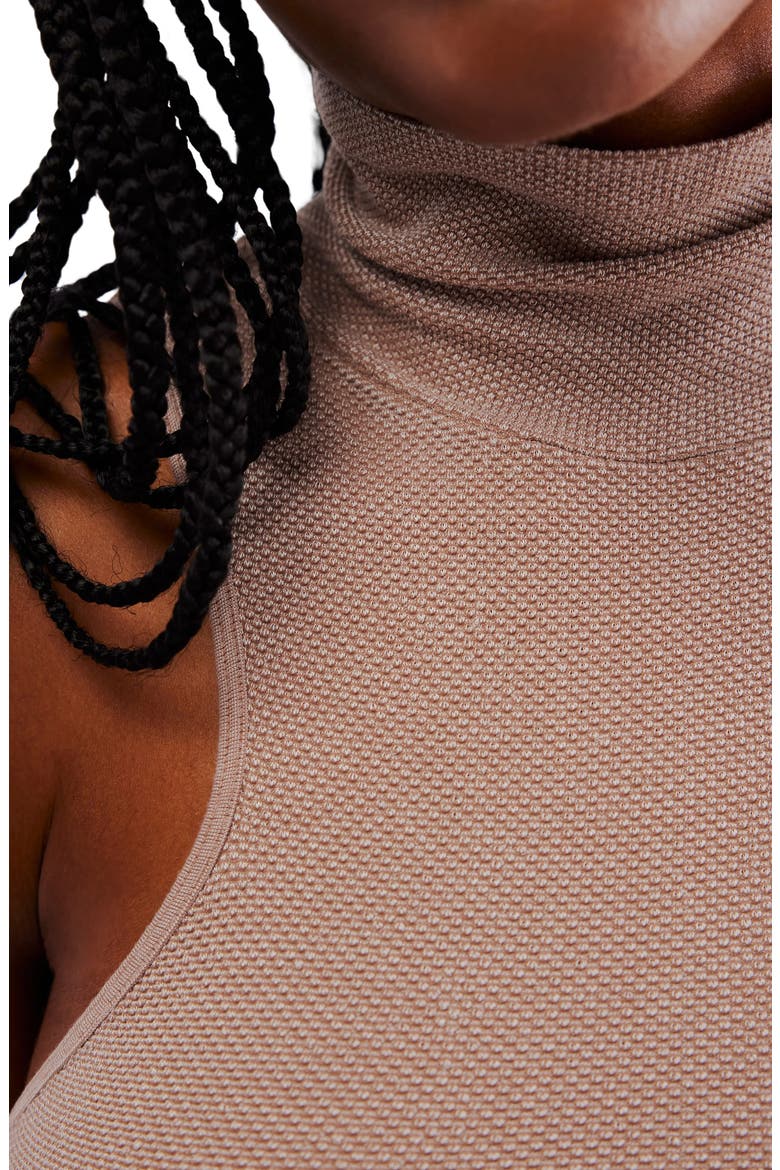 Always Ready Turtleneck Shell, Alternate, color, MOCHA MERINGUE