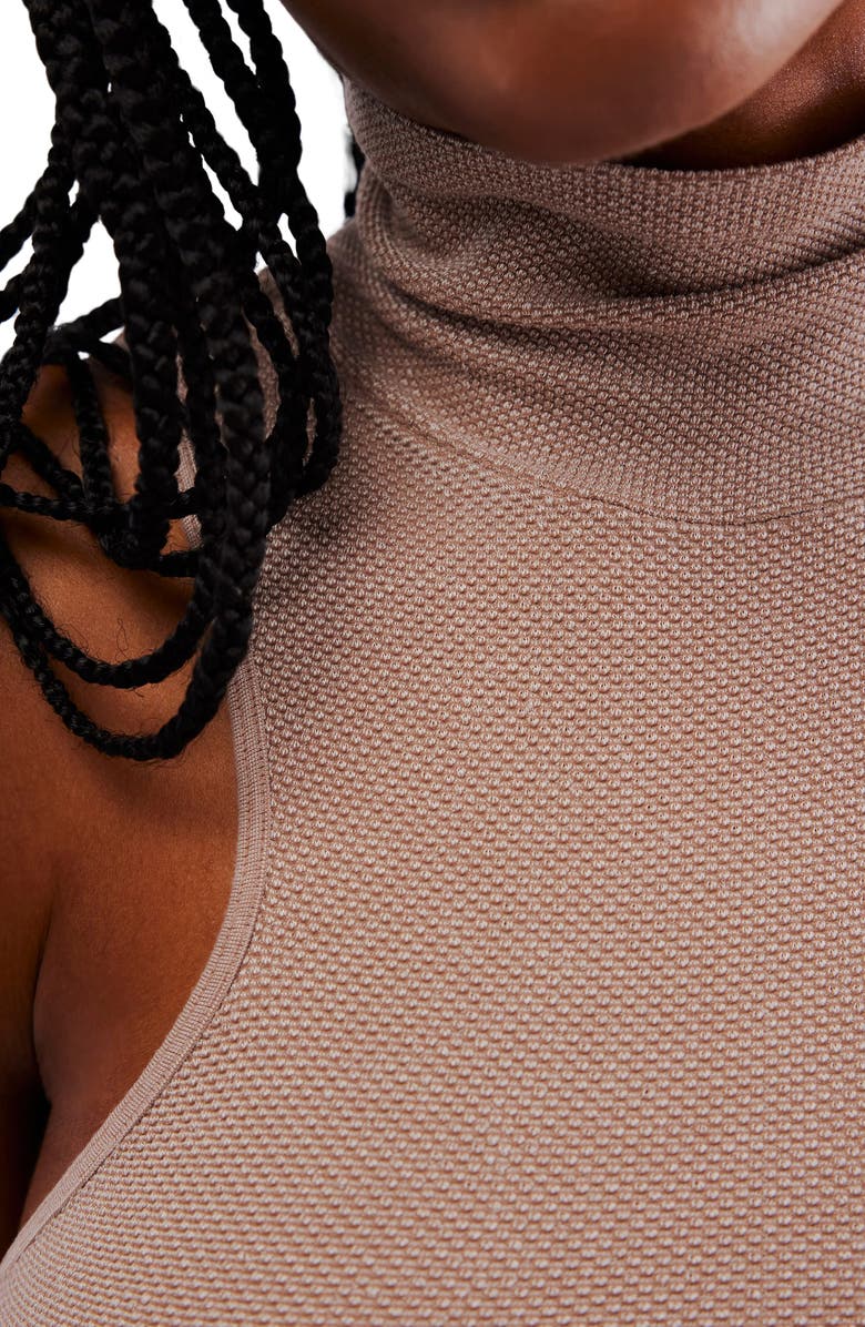 Free People Always Ready Turtleneck Shell, Alternate, color, Mocha Meringue