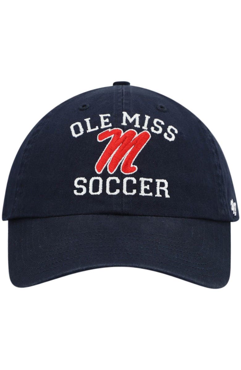 '47 Men's '47 Navy Ole Miss Rebels Soccer Clean-Up Adjustable Hat, Alternate, color, 