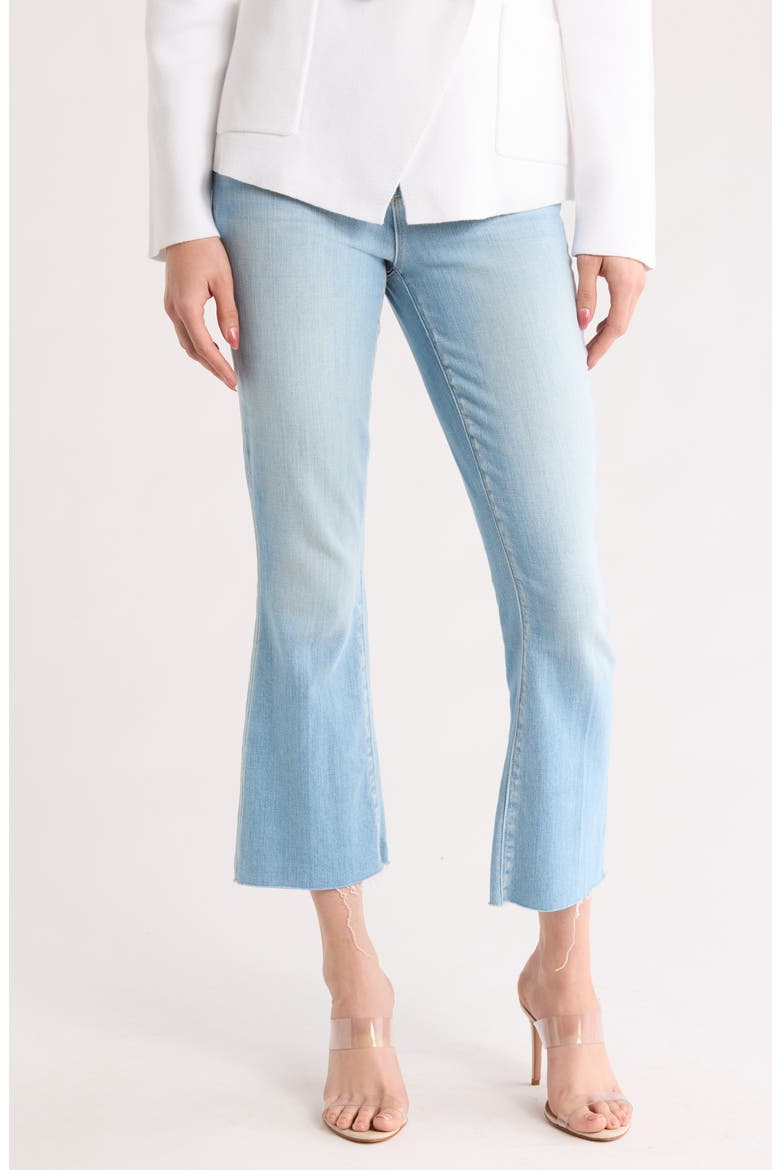 Kendra High Waist Crop Flare Jeans, Main, color, OLYMPIA