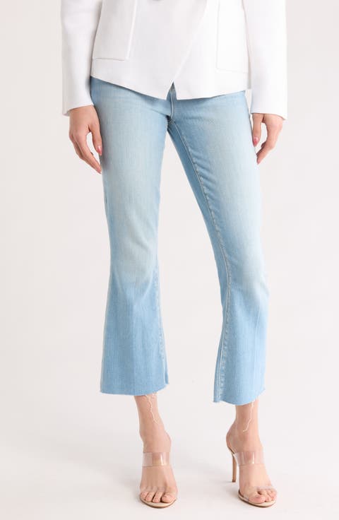 Kendra High Waist Crop Flare Jeans