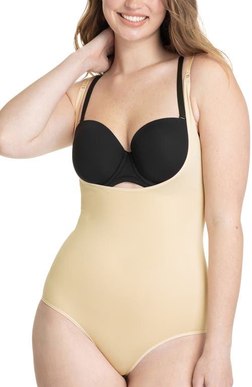 Shapermint Essentials Open Bust Shaper Bodysuit in Beige  product