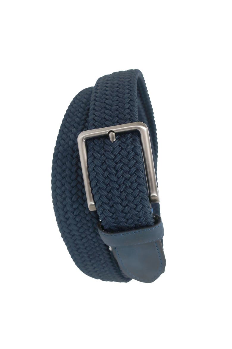 Golf Woven Stretch Belt, Alternate, color, Navy