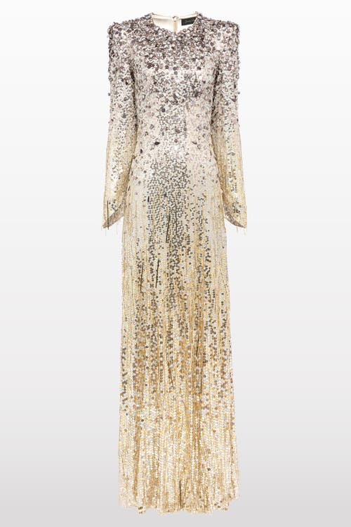 Jenny Packham Phara Dress In Gold