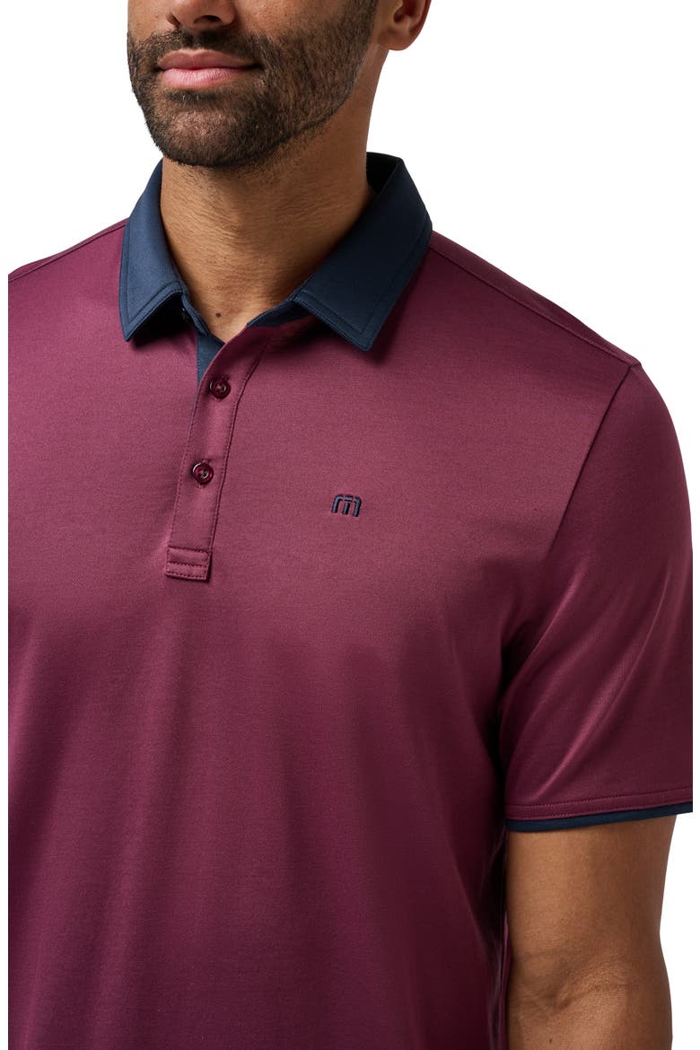 Home Game Cotton Blend Polo, Alternate, color, MAUVE WINE
