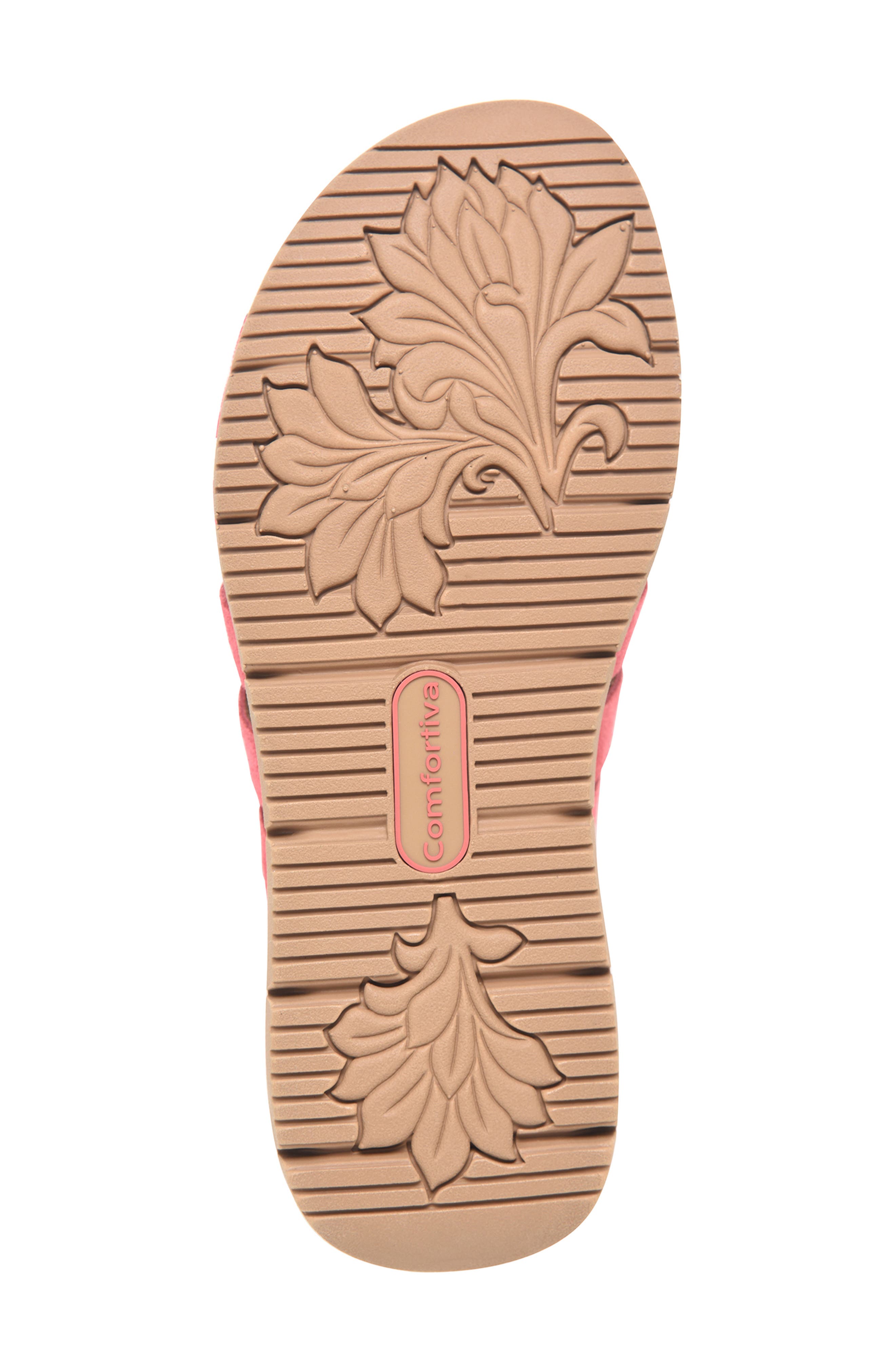 Scottie Slingback Wedge Sandal, Alternate, color, ROSE