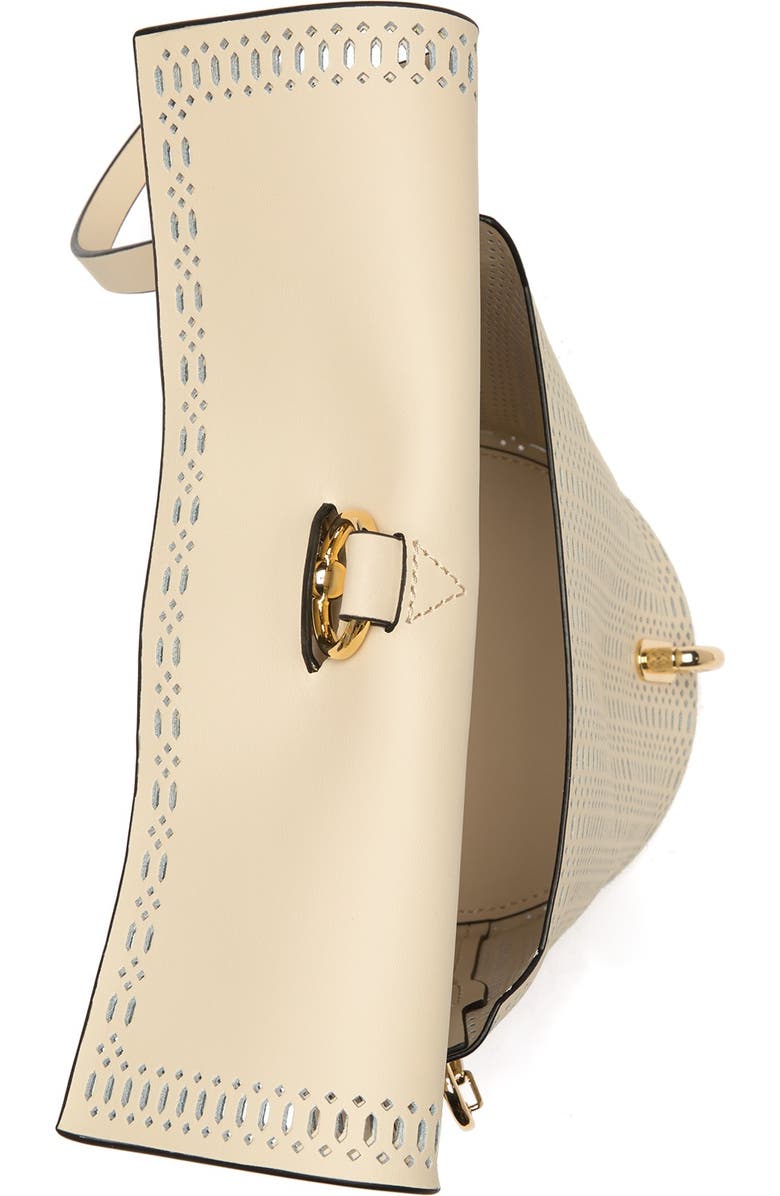 ZAC Zac Posen Belay Perforated Calfskin Leather Crossbody Bag, Alternate, color,