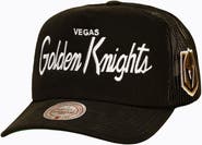 Mitchell & Ness Men's Mitchell & Ness Black Vegas Golden Knights Head Coach Trucker Adjustable Hat