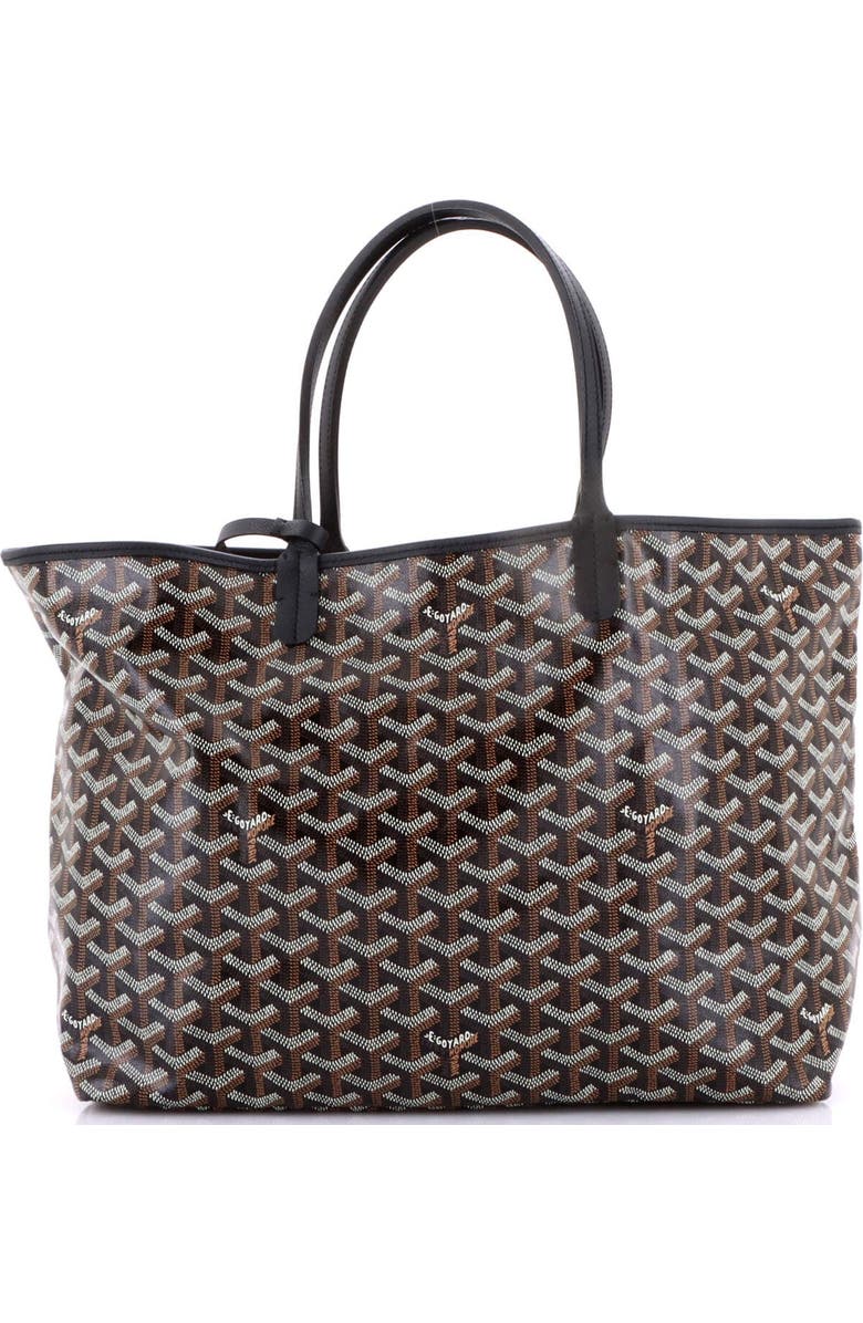 Pre-Owned Goyard Saint Louis Tote Coated Canvas PM, Alternate, color, Black