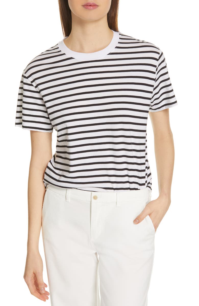 ATM Anthony Thomas Melillo Stripe Boy Tee, Main, color, 