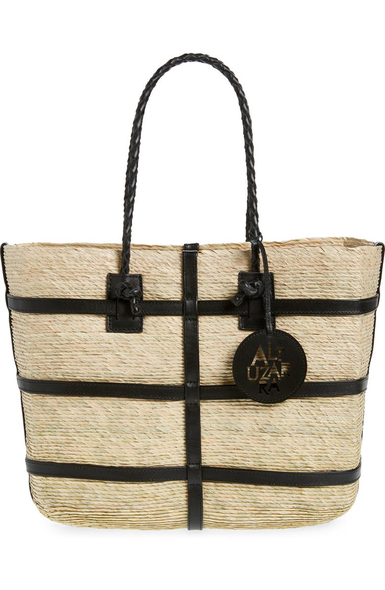 Altuzarra Large Watermill East/West Straw Tote, Main, color,