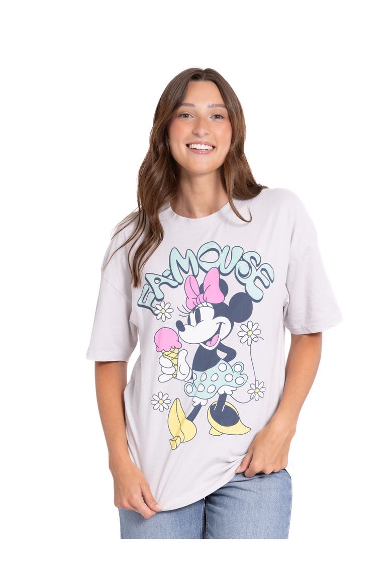 Mickey Mouse & Friends Short Sleeve T-Shirt, Alternate, color, Minnie Vapor Blue