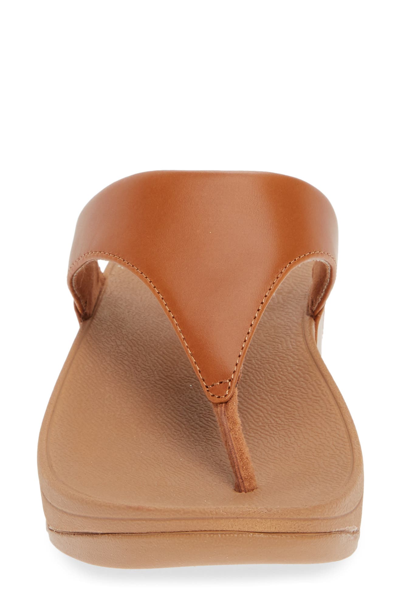 Lulu Flip Flop, Alternate, color, LIGHT TAN LEATHER