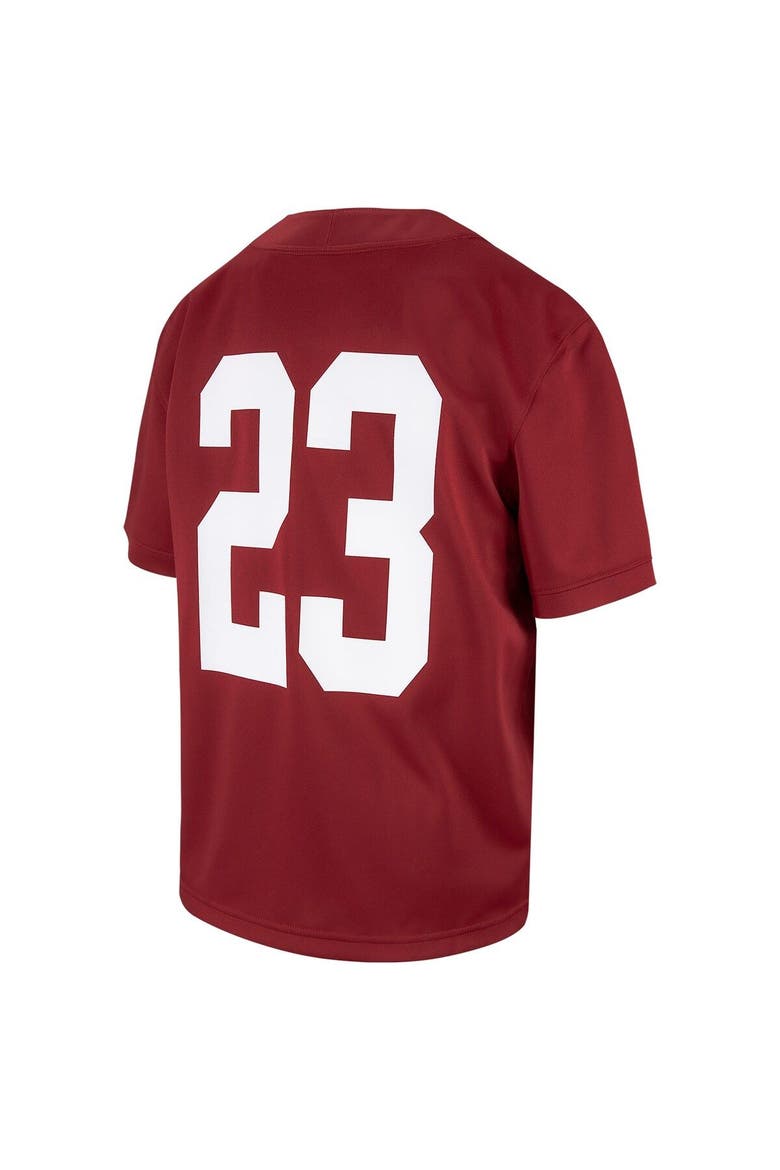 Youth Nike # Cardinal Iowa State Cyclones Football Game Jersey, Alternate, color, Cardinal