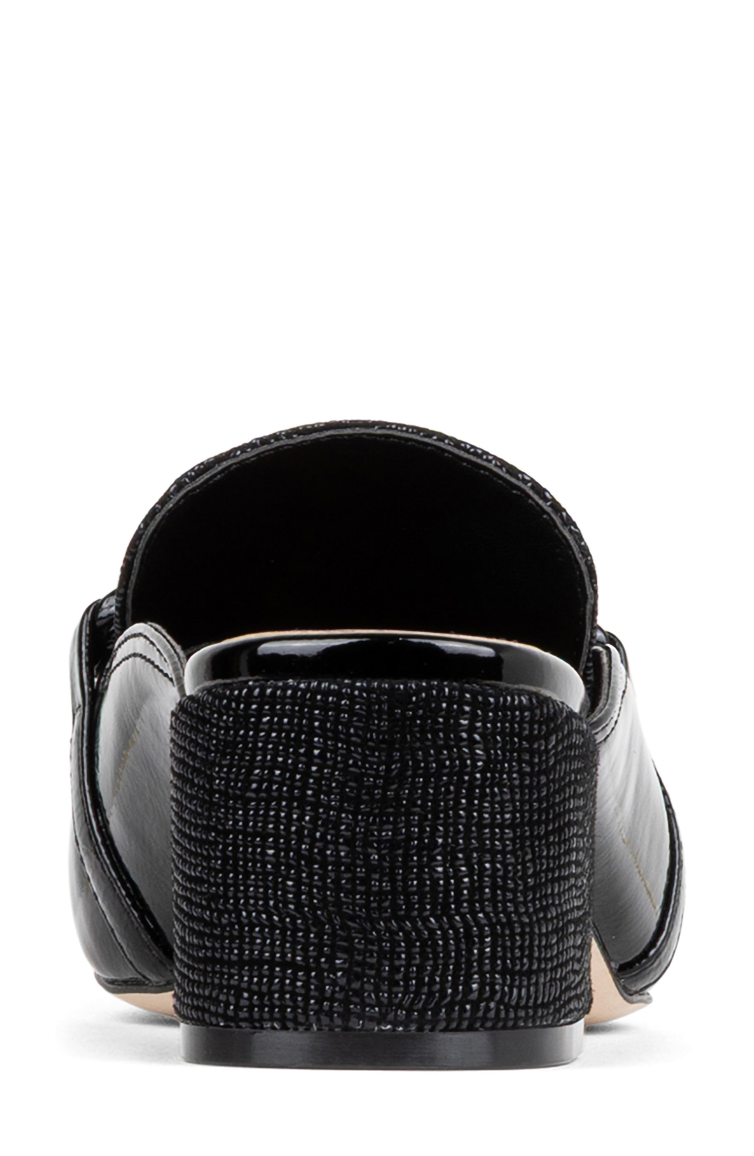 Kierra Heeled Mule, Alternate, color, BLACK