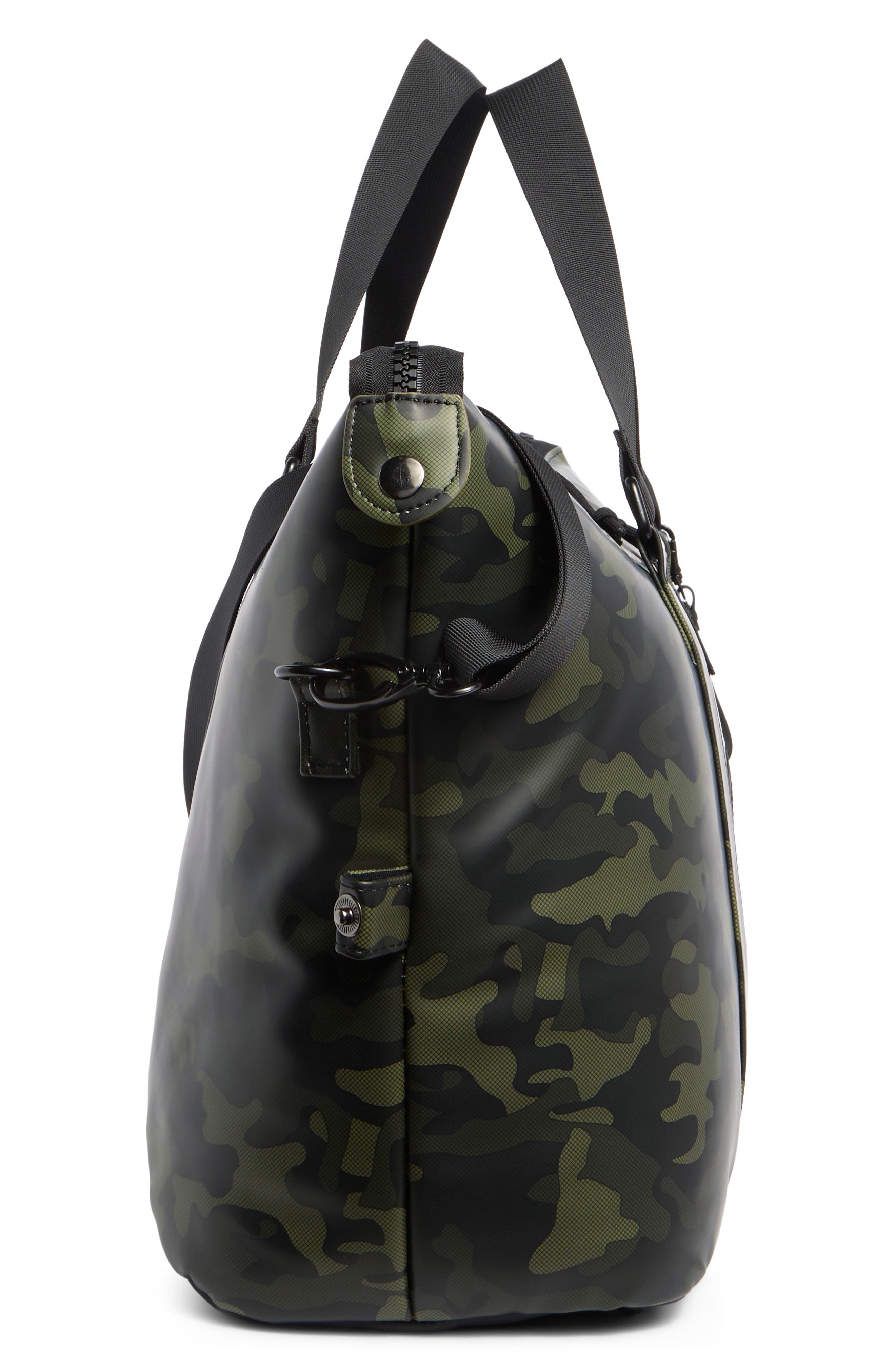 Rubberized Duffle, Alternate, color, OLIVE
