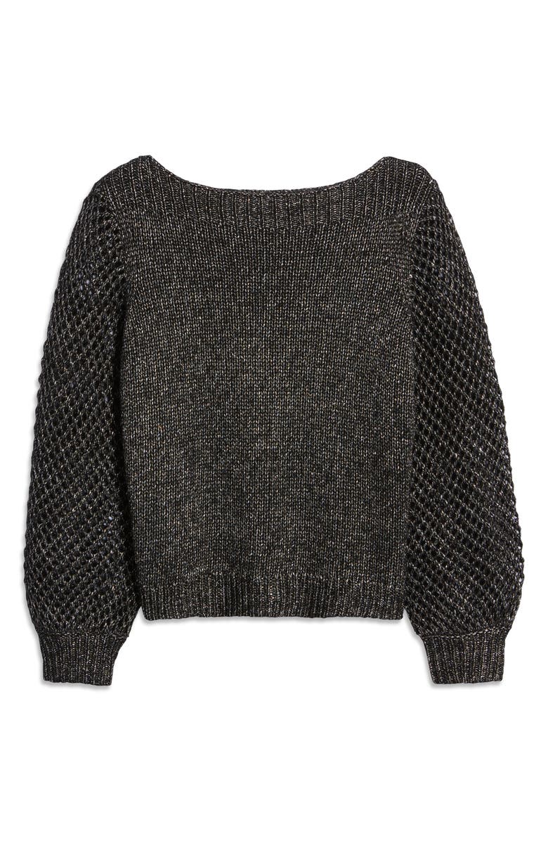 Tommy Bahama Shimmer Balloon Sleeve Sweater, Alternate, color, 