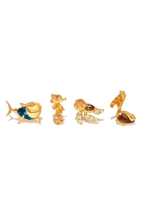 x Disney® Pixar Finding Nemo Sea Crew Stud Earring Set
