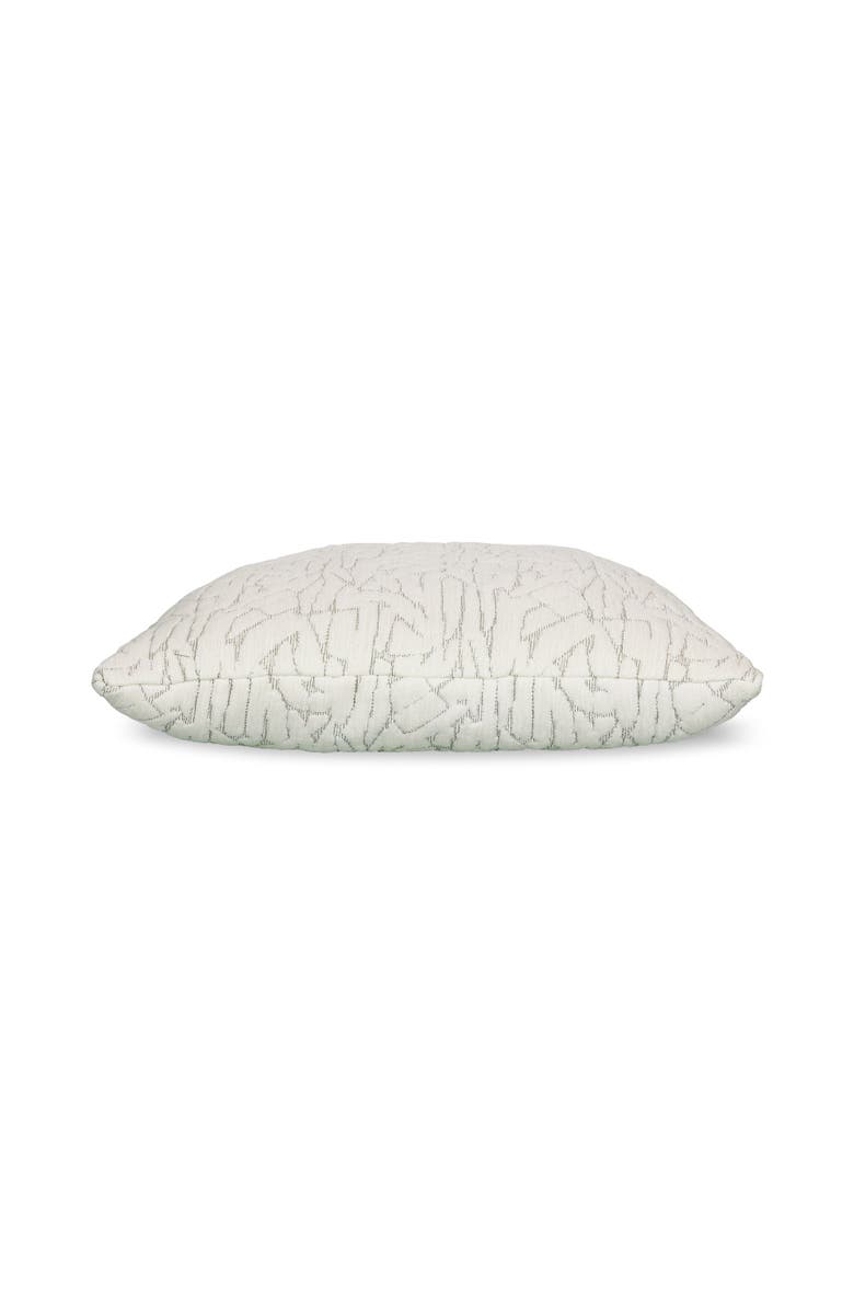 Elaine Smith Synchronize Dimensional Chenille Ivory Indoor & Outdoor Woven Accent Pillow, Alternate, color, Ivory