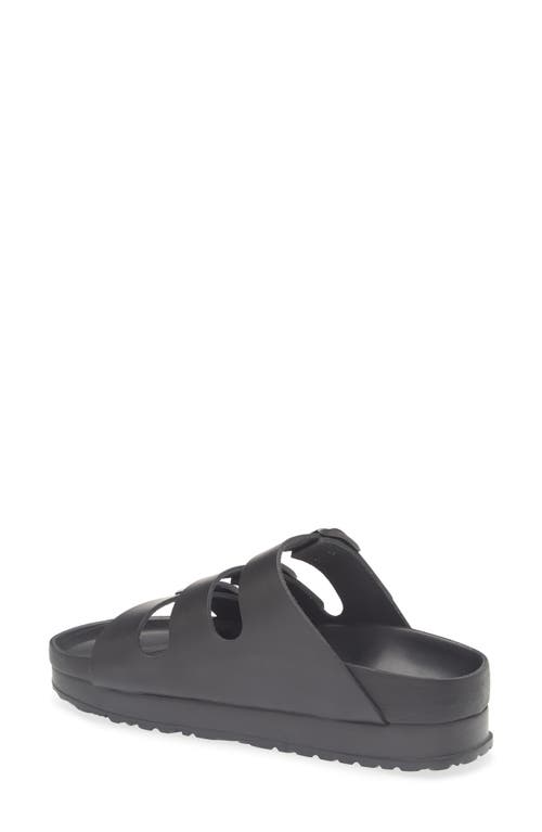 Birkenstock Florida Platform Flex Slide Sandal In Black
