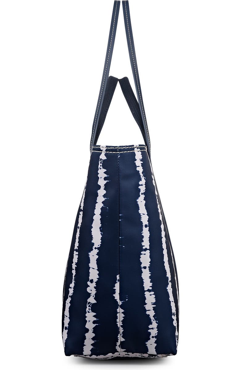 Radley Halley Row - Tie Dye Stripe Large Ziptop Tote Bag, Alternate, color, Naval