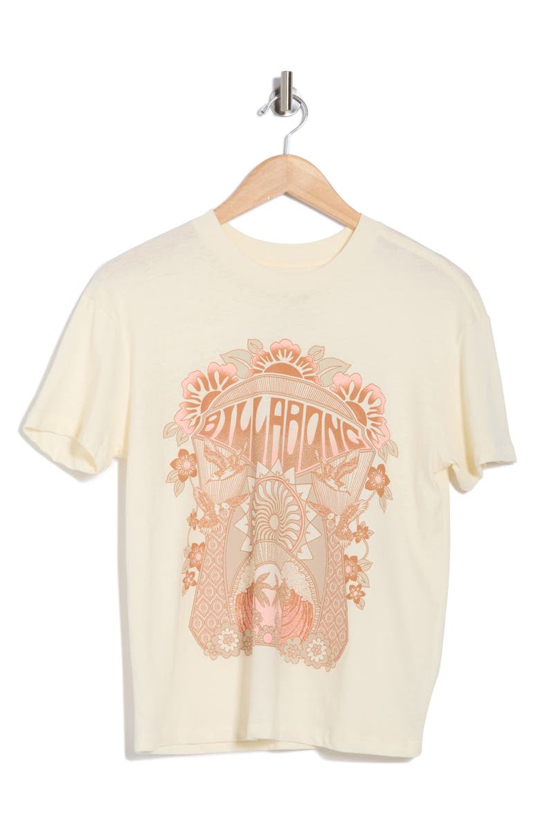 Billabong Waves of Change Graphic T-Shirt, Alternate, color, Salt Crystal