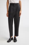 PARTOW Rosen Pleated Cotton Stretch Twill Pants