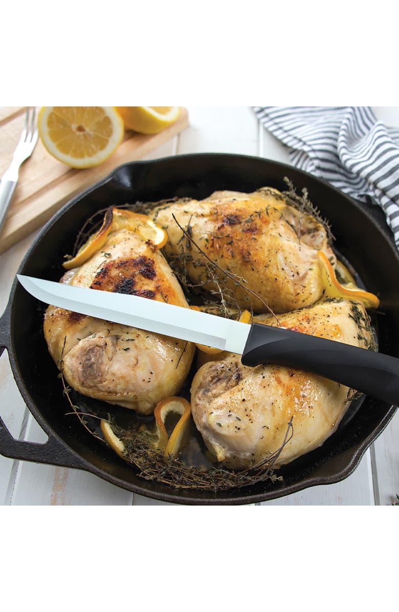 Rada Cutlery 7-Inch Slicer Knife Anthem Wave Handle, Alternate, color, Black