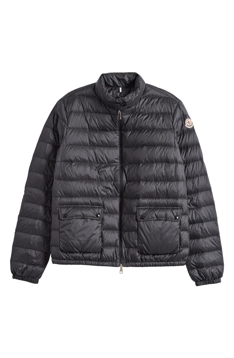 Moncler Lans Down Puffer Jacket, Main, color, Black