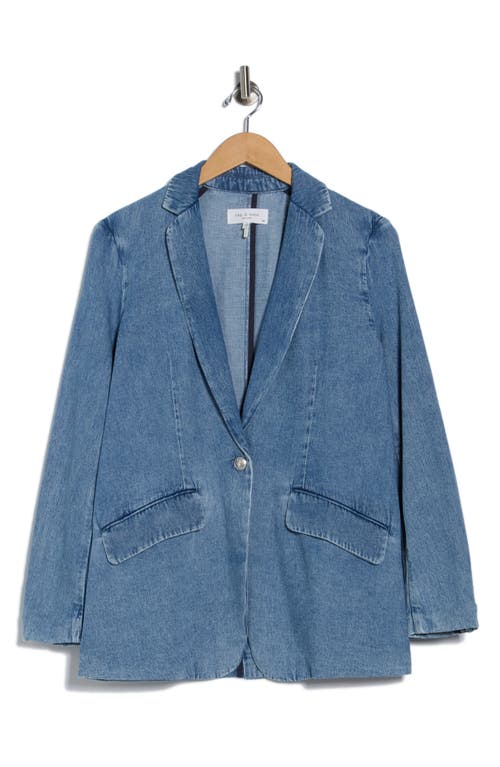 Rag & Bone Marcella Denim Blazer In Blue
