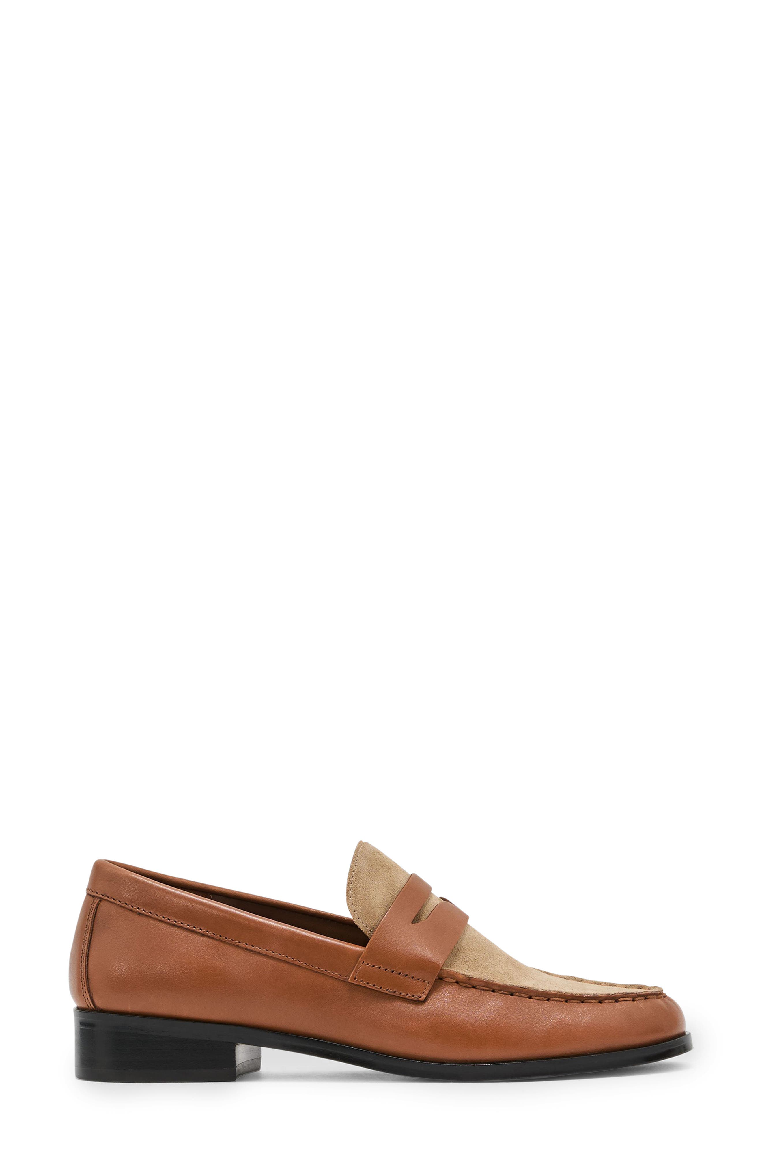 Kallie Leather Loafer, Main, color, TAN