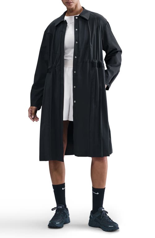 Nike 24.7 Perfectstretch Dri-fit Trench Coat In Black