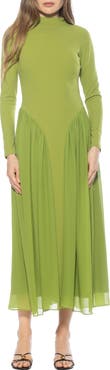 Alexia Admor ODETTE MOCKNECK MIDI DRESS